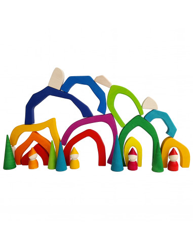 4 seizoenen huisjes puzzel