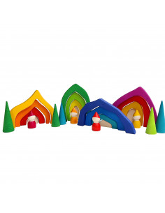 4 seizoenen huisjes puzzel 2