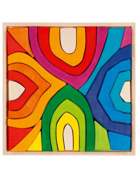 4 seizoenen huisjes puzzel