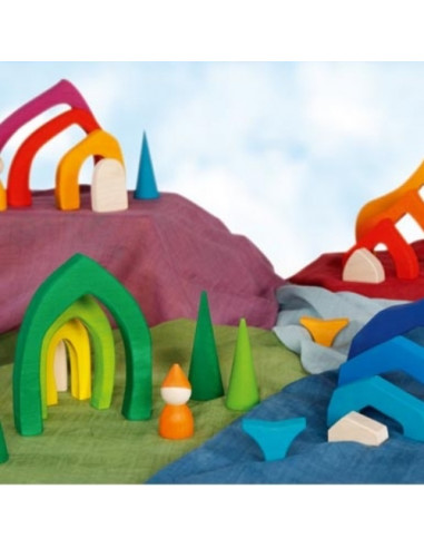 4 seizoenen huisjes puzzel