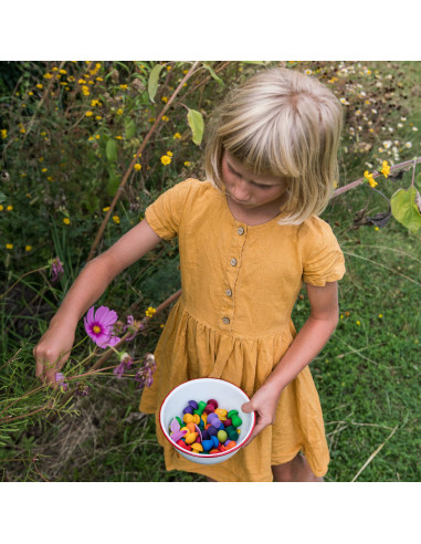 Mandala - regenboog paddestoelen