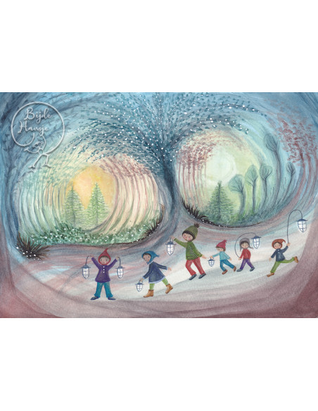 Ansichtkaart Sint Maarten Bijdehansje