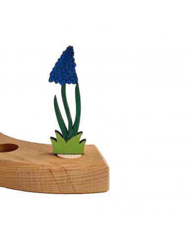 Blauw druifje steker