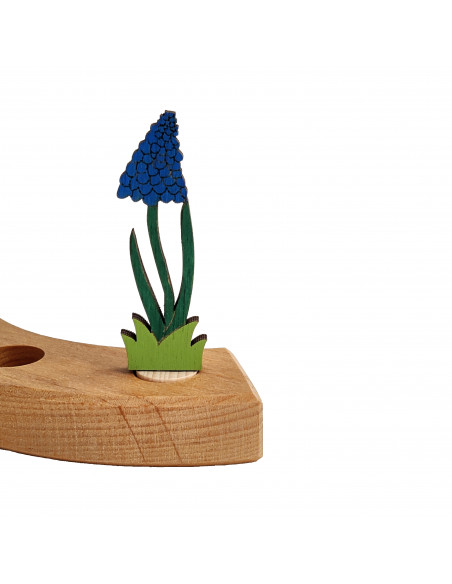 Blauw druifje steker