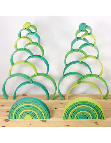 Regenboog groen licht