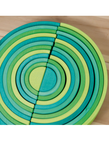 Regenboog groen licht