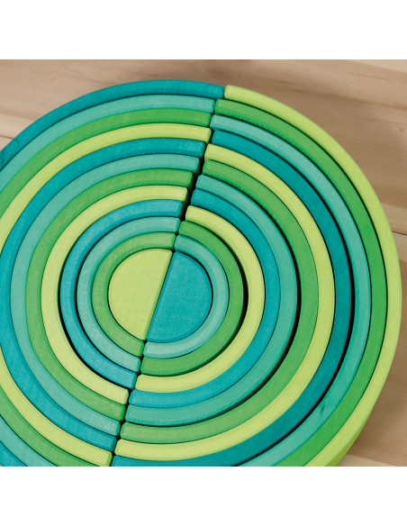 Regenboog groen licht