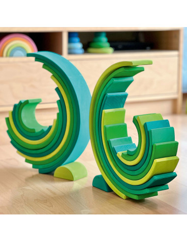 Regenboog groen licht