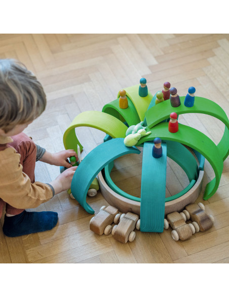 Regenboog groen licht