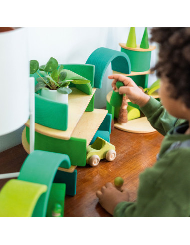 Regenboog groen licht