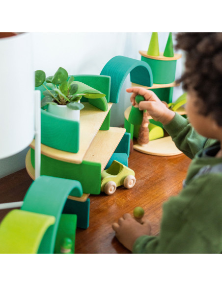 Regenboog groen licht