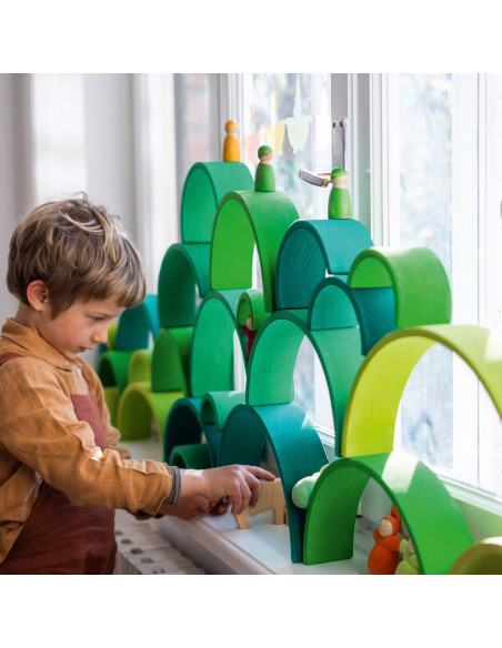 Regenboog groen licht