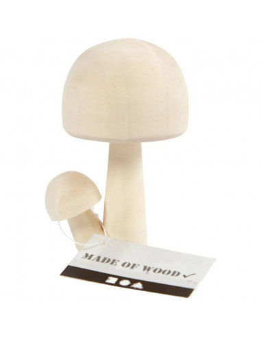 Knutsel paddestoel dubbel