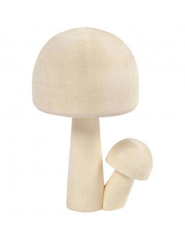 Knutsel paddestoel dubbel