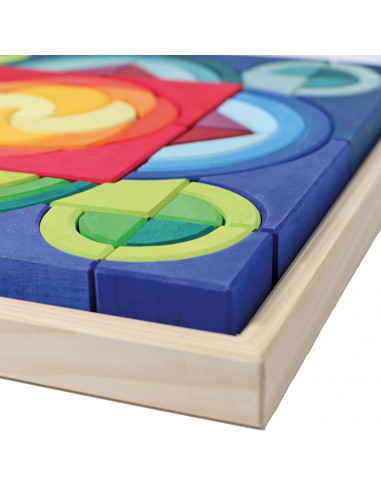 Blokkenset vierkanten en bogen