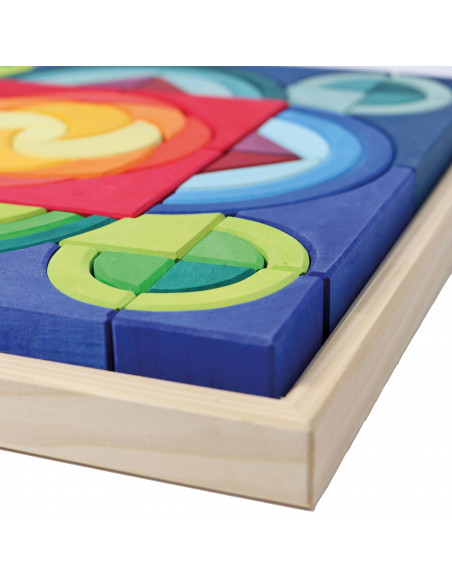 Blokkenset vierkanten en bogen