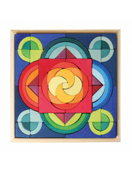 Blokkenset vierkanten en bogen