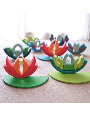 Blokkenset vierkanten en bogen