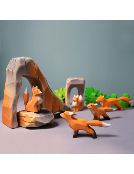 Kleine vos zittend Bumbu Toys