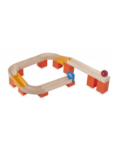 Knikkerbaan tracks and ball