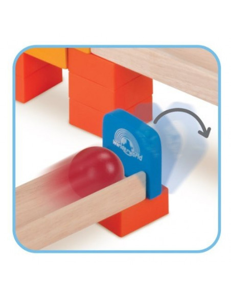 Knikkerbaan tracks and ball