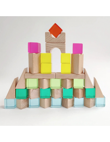 Lichtdoorlatende blokkenset klein