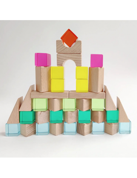 Lichtdoorlatende blokkenset klein