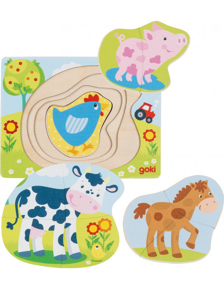 Boerderijdieren puzzel