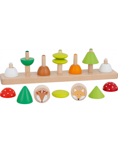 Herfst dieren stapeltorens