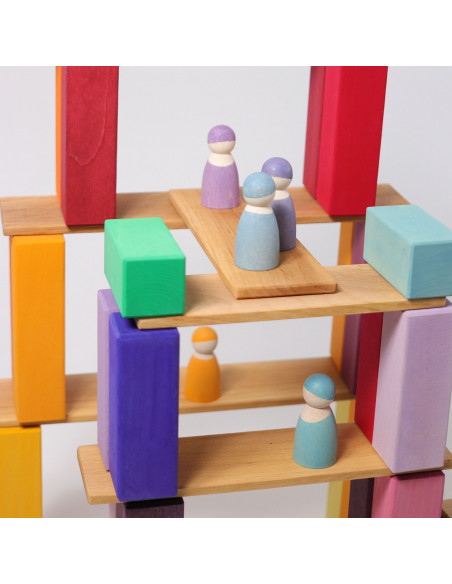 Regenboog vriendjes pastel