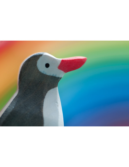 Kleine pinguin Holztiger