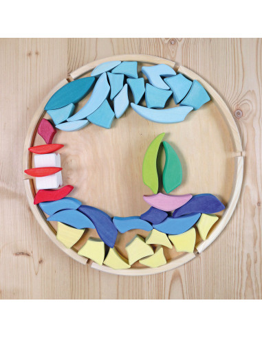 Mega mandala blokkenset Lara