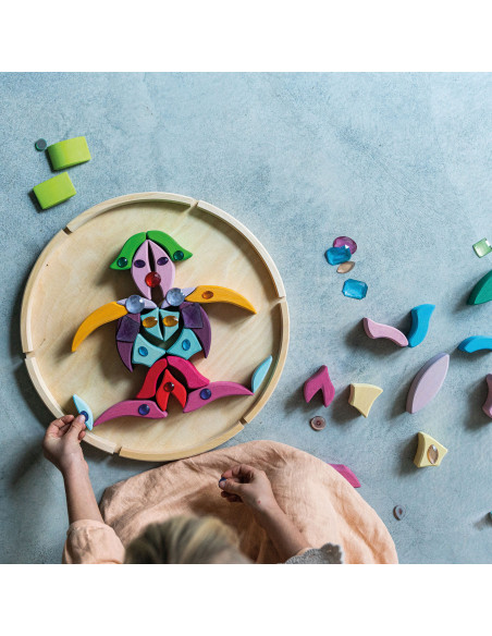 Mega mandala blokkenset Lara