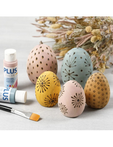 Houten knutsel ei groot