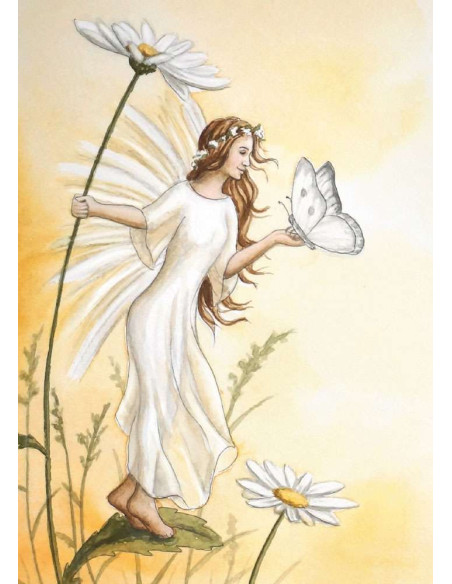 Ansichtkaart zomer elf Raphaela Berendt