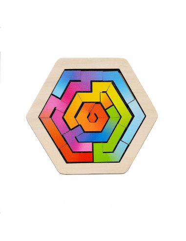 Mini puzzel hexagon