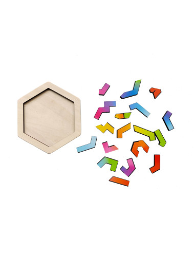 Mini puzzel hexagon
