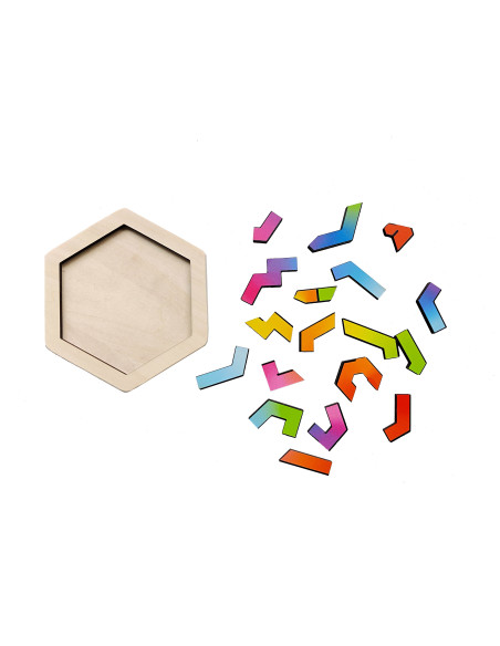 Mini puzzel hexagon