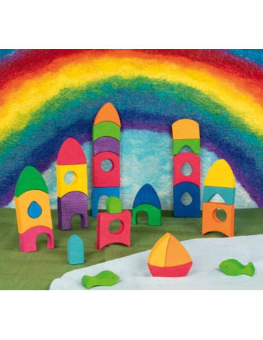 Blokken puzzel set morgana