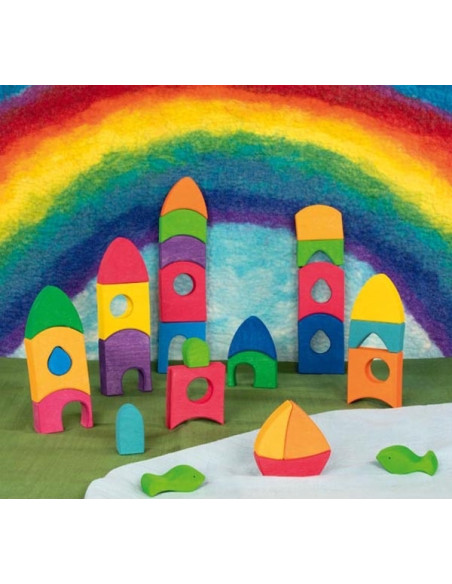 Blokken puzzel set morgana