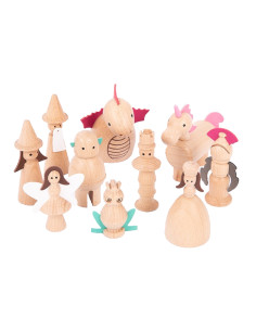 Sprookjesfiguren hout