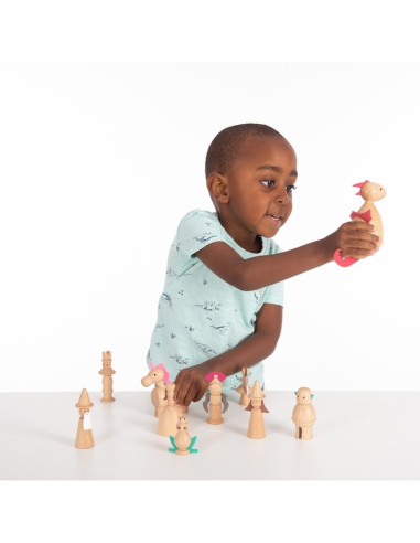 Sprookjesfiguren hout