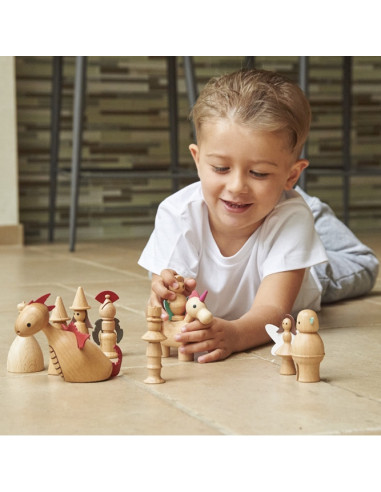 Sprookjesfiguren hout