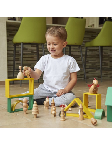 Sprookjesfiguren hout