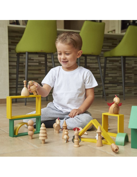 Sprookjesfiguren hout