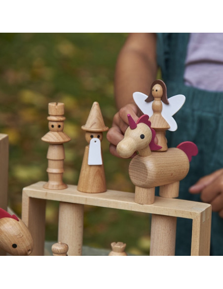 Sprookjesfiguren hout
