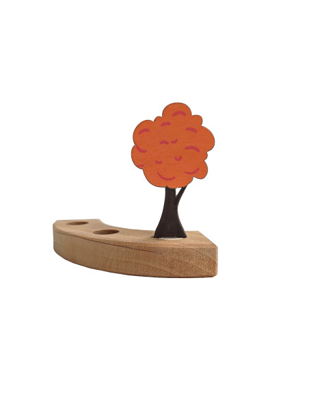 Herfstboom steker voor in verjaardagsring