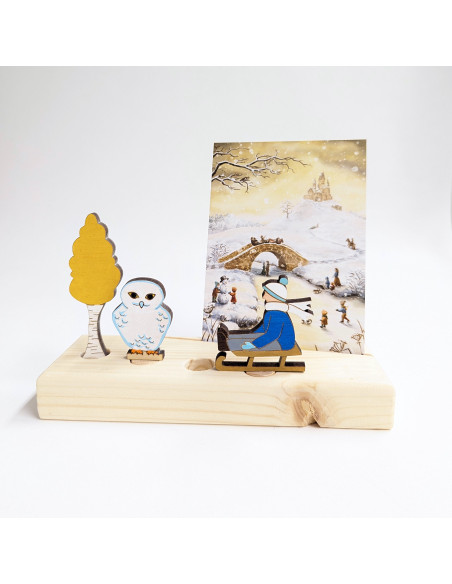 Ansichtkaart schaatsen Raphaela Berendt