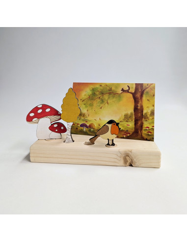 Ansichtkaart Herfst egels Baukje Exler