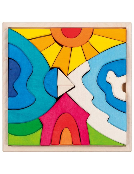 4 seizoenen blokken puzzel